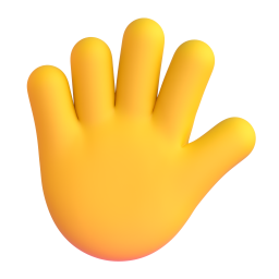 hand with fingers splayed